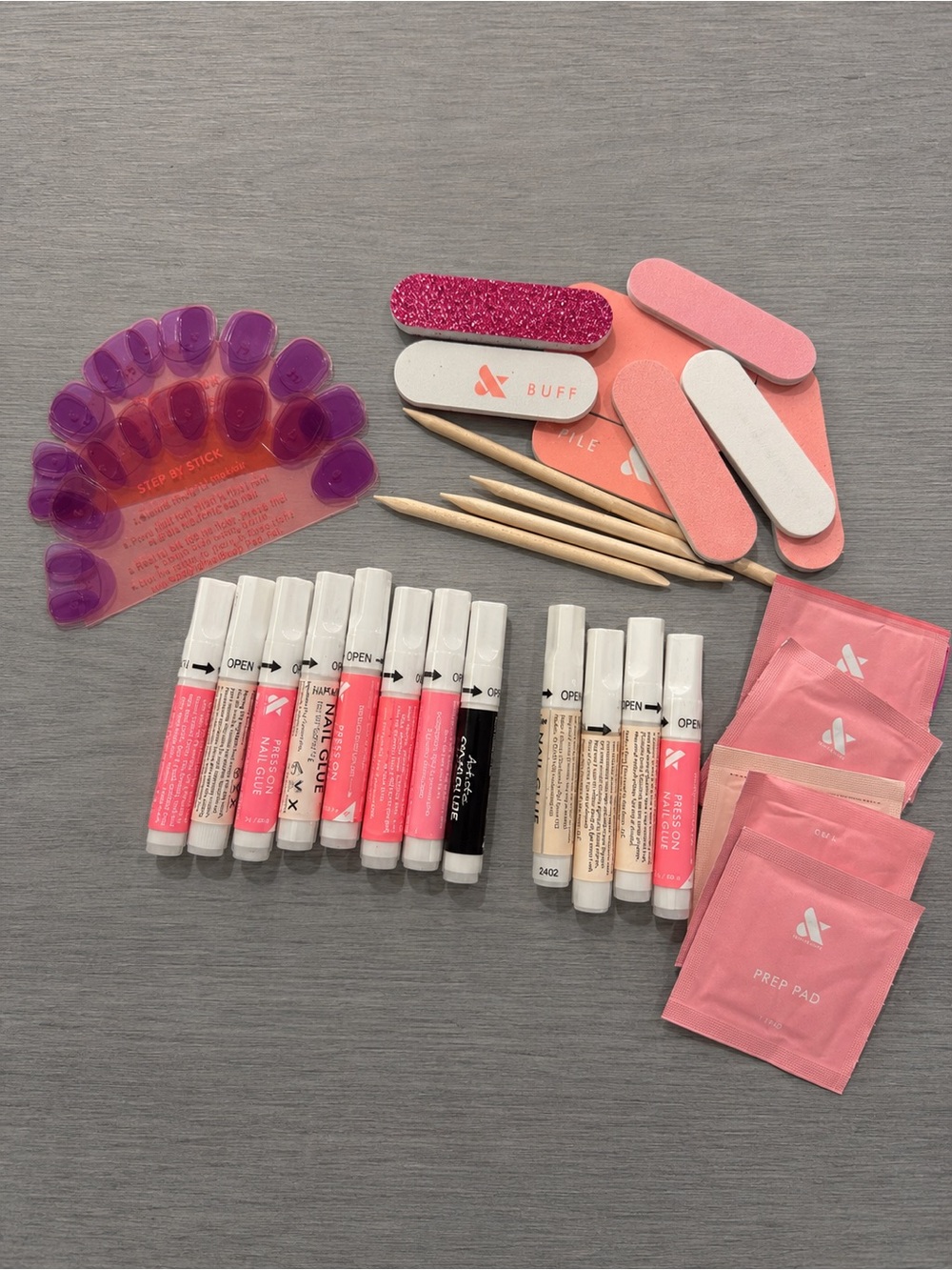 Assorted Press On Nail Care- NEW